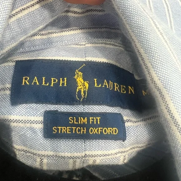 Ralph Lauren men’s button up-slim fit • M • GUC - Picture 6 of 7